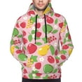 thumbnail image 4 of Hoodies for Men - Cute Berry Flower Fruit Long Sleeve Comfrt Men'S Fashion Hoodies & Sweatshirts, Sweatshirts for Men Hoodies Pullover Clothing Clothes with Pouch, 4 of 7