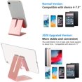 thumbnail image 2 of Cell Phone Stand Desk [2021 Updated Version] Phone Dock: Cradle, Holder, Stand for Office Compatible with All Mobile Phones,iPhone,Switch,iPad,Tablet(4-10in) Green, 2 of 7