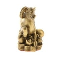 thumbnail image 2 of Estatua de Animal de Shengxiao Del o Chino, Coleccionable para Hogar, Decoración de Fengshui, Dinero de , Cabra Colco Ornamento animal del zodiaco chino, 2 of 8