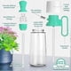 thumbnail image 4 of Olive Oil Dispenser Bottle with 2 in 1 Silicone Brush, Lead-free Glass Syrup Honey Dispenser, Multi-function Drip Free Oil and Vinegar Bottle(550ml, G, 4 of 5