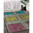 thumbnail image 2 of Ahgly Company Indoor Rectangle Abstract Rosy Purple Abstract Area Rugs, 2' x 4', 2 of 6