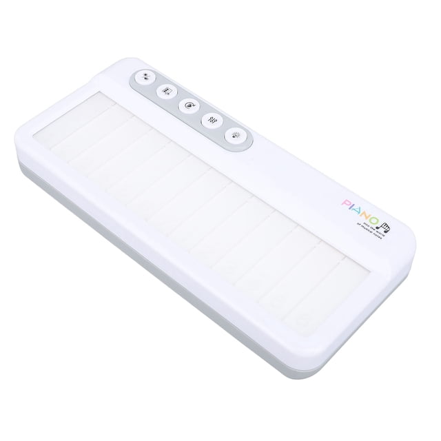Light Up Piano Keyboard Toy for Babies, Colorful Lights Piano Keyboard Toy, Parent Child Interaction, Various Modes, Portable Design, 17 X 7.5cm