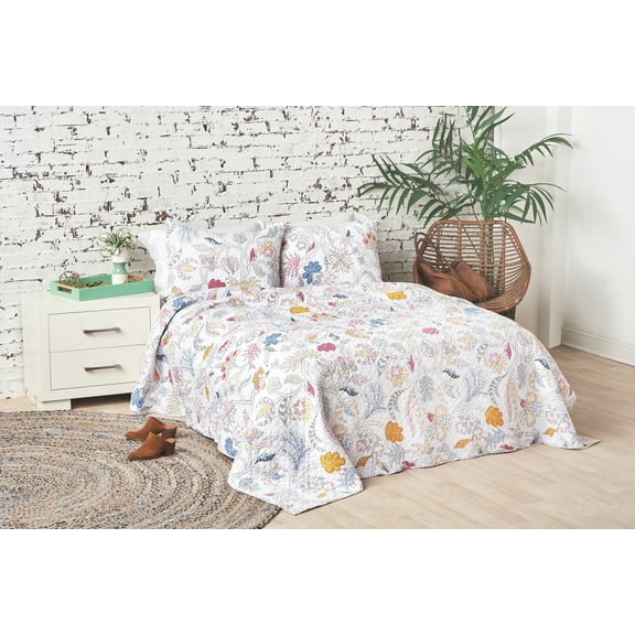 Colonial Williamsburg Brie Flamingo Tropical Theme Queen Quilt
