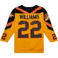 thumbnail image 3 of Men's Mitchell & Ness Dave Williams Yellow Vancouver Canucks Men's 1981/82 Blue Line Player Jersey, 3 of 5