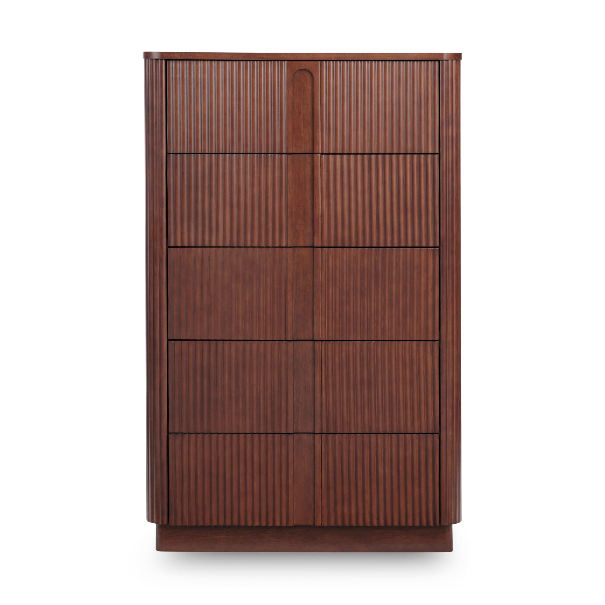 Teamson Home Potomac Modern 5-Drawer Dresser with Push-to-Open Storage, Soft Corners & Solid Wood Frame