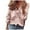 Light Pink, variant on Ruffled Tops for Women V Neck Long Sleeve Ruffle Shirt Comfort Plus Size Long Sleeve Shirts for Women White, M