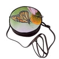 thumbnail image 4 of Lsque A monarch butterfly Pattern Shoulder Bag – Microfiber Leather Crossbody with Detachable Strap & Handle Ring, Waterproof & Durable, Elegant Everyday Carry, 4 of 5