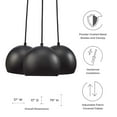thumbnail image 4 of Modway Chalice 3-Light Metal Pendant in Black, 4 of 9
