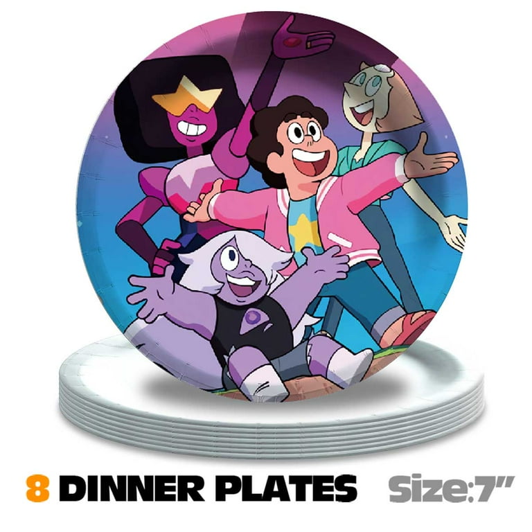 Toile De Fond Vinyle Steven Universe 7x5 Pieds - Décoration Anniversaire, Pliable, Neuve