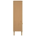 thumbnail image 5 of vidaXL Bookcase Bookshelf Storage Cabinet SENJA Rattan Look Solid Wood Pine, 5 of 24