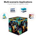 thumbnail image 2 of Dachshund Foldable Cube Organizer with Handle, 10.8"x10.5"x10.6", Large Capacity Storage Bins Organizer Bins Toy Box, 2 of 6