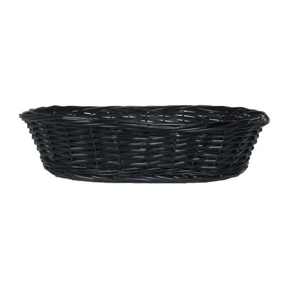 Black Oval Willow Basket