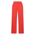 thumbnail image 5 of Hessimy Kids Loose Casual Baggy Sports Dancing Pants Girls Dance Pants Trousers with Pockets(Red,8-9 Years), 5 of 5