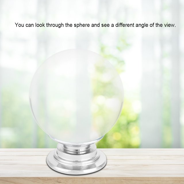 Glass Ball Glass Ball 80Mm Glass Ball Sphere Febgshui Decor Gift