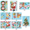 thumbnail image 3 of ZPAQI Christmas Window Sticker Clings Cartoon Santa Snowman DIY Wall Static Stickers, 3 of 20