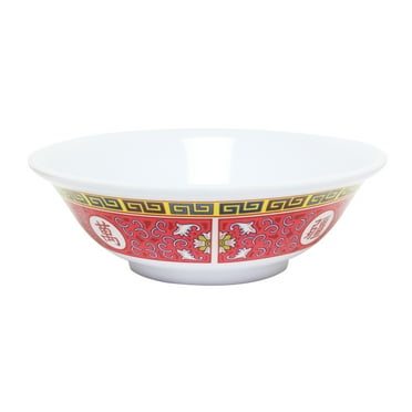 Excellante Longevity Melamine Dinnerware Collection 32 Oz, 7 1/2" Rimless Bowl, Comes in Dozen