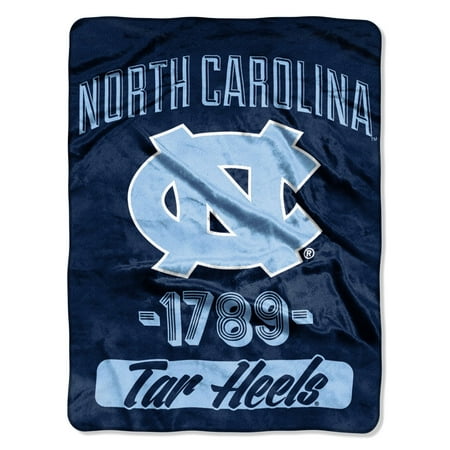 North Carolina Tar Heels 46x60 Varsity Design Micro Raschel Plush Throw