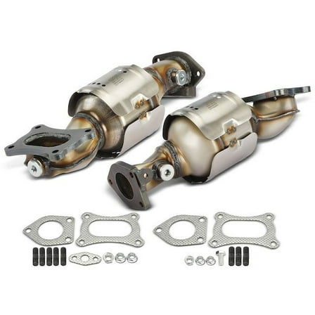 Front Catalytic Converter Set 2 - Compatible with 2008 - 2017 Honda Accord 3.5L V6 2009 2010 2011 2012 2013 2014 2015 2016