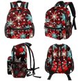 Christmas Snowflake Seamless Pattern Small Backpack, Lightweight