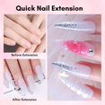 thumbnail image 4 of Set de gel de uñas Poly Makartt, 2 colores, 50 ml, transparente, blanco y negro, 4 of 8