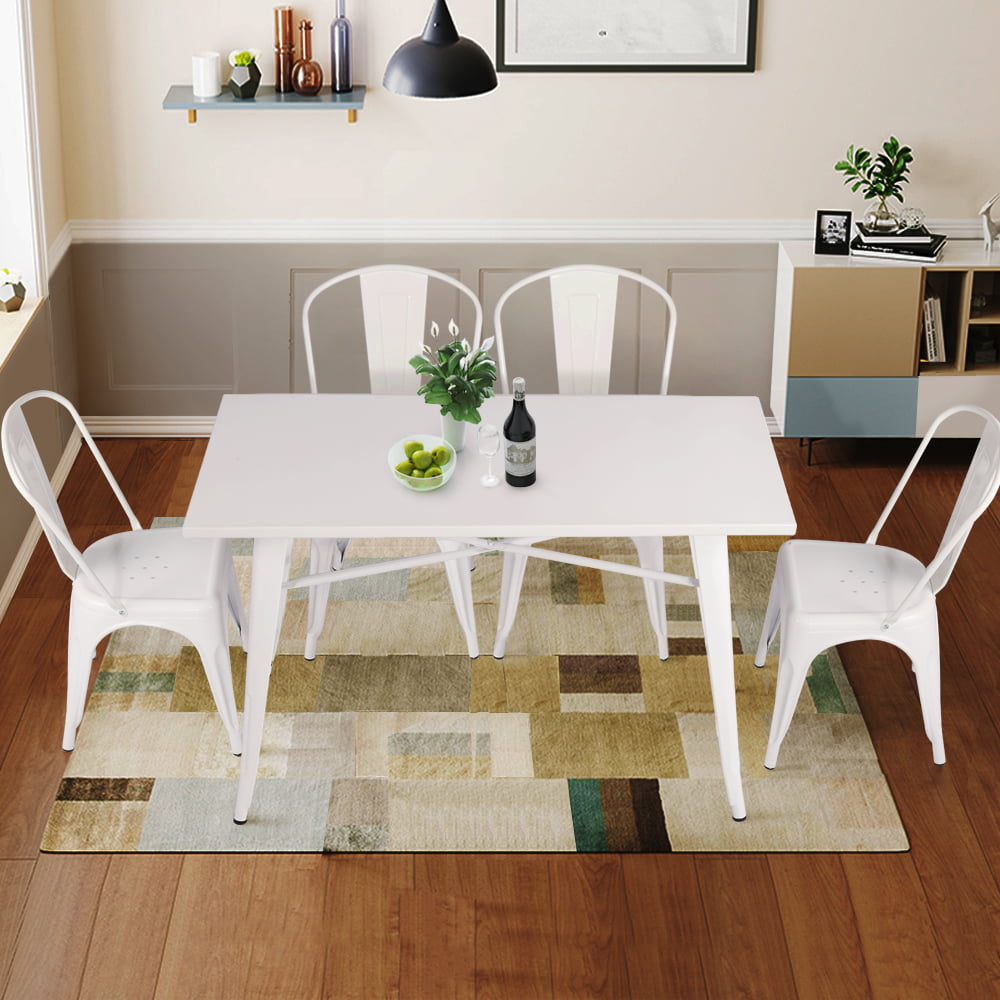 Rectangular Metal Indoor/Outdoor Table, Dining Table,Antique Metal