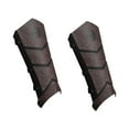 thumbnail image 2 of MERIGLARE Pirate Boot Tops Shoes Covers Gift Leg Guards for Festival Costume Accessory Dark Brown, 2 of 9