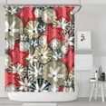 thumbnail image 2 of Marine Biology Shower Curtain - Tropical Starfish & Sea Life Patterns, Waterproof Reusable Bathroom Decor for Beach Houses,72x84in, 2 of 5
