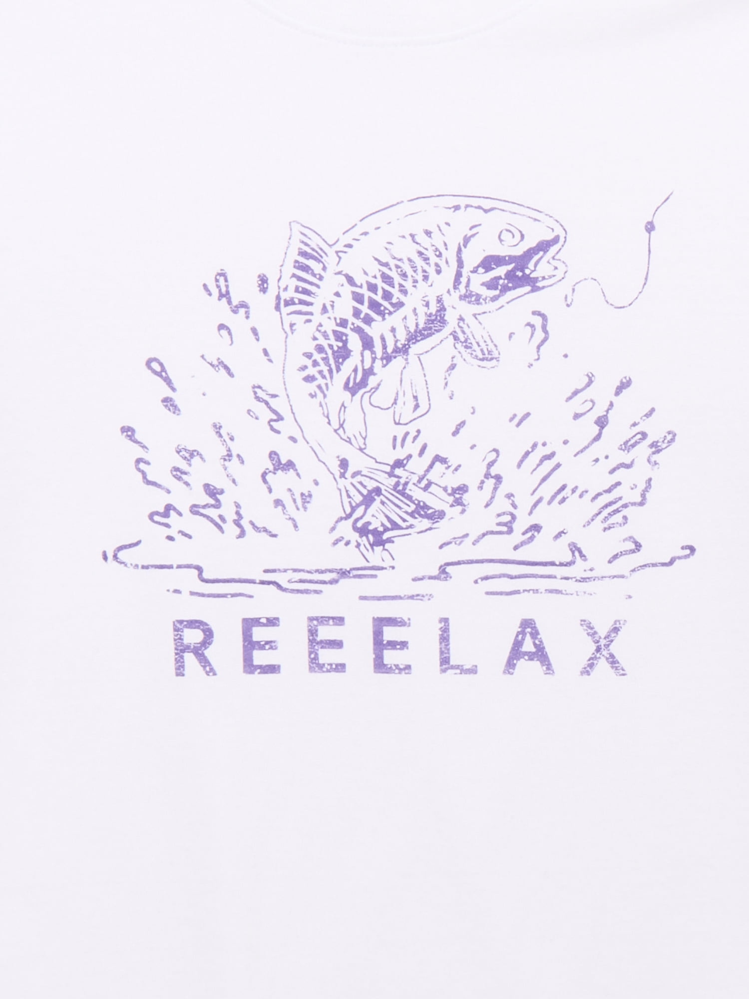 Wonder Nation Reelax Fish, Crew Neck, Short Sleeve, Graphic T-Shirt, Sizes 4-18