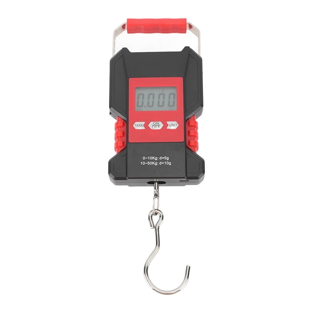 Échelle Suspendue, Rétroéclairée USB Étanche Charge Échelle de Poisson Numérique Léger 110lb Charge Portant avec Ruban Adhésif pour Expressage
