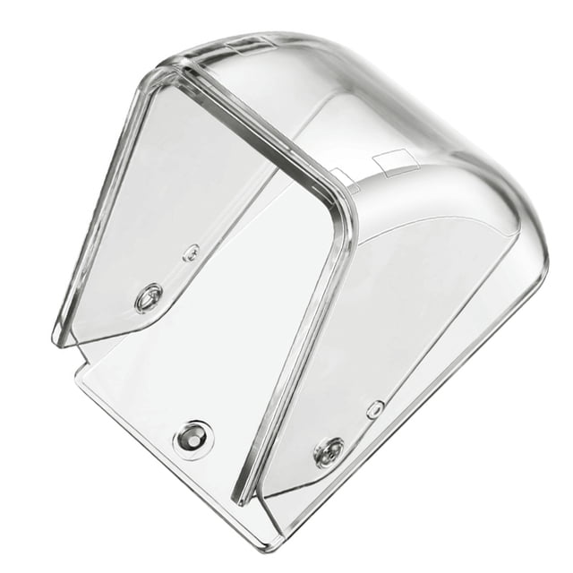 Inteprter Timbre impermeable cubierta transparente decoración del hogar fácil instalación cubierta impermeable para timbre Cerraduras de hardware