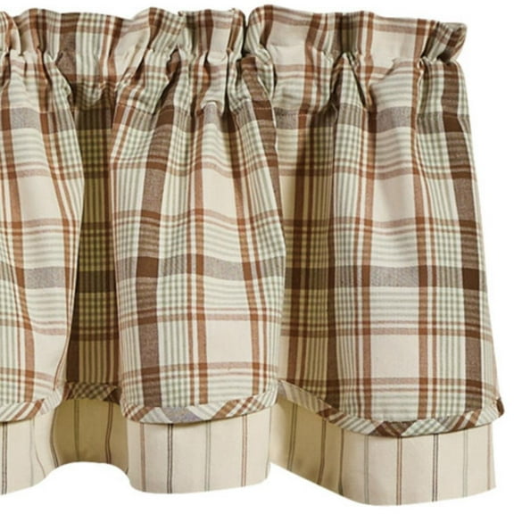 Edgewood Lined Layered Valance - 72x16 - Park Designs