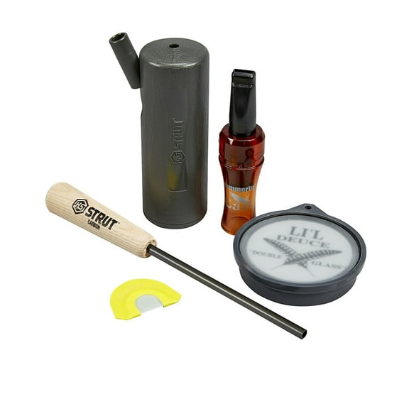 Hunters Specialties Super Strut Combo Kit - Turkey Game Calls Combo Pack - Wide Range of Realistic Turkey Sounds