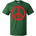 thumbnail image 3 of Inktastic Fun Red Peace Sign T-Shirt, 3 of 5