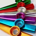 thumbnail image 5 of Metal Kazoos Flute Diaphragms Good Companion Multicolor Flutes with Kazoo for Guitar,Ukulele, Violin, Piano for Kids, 5 of 5