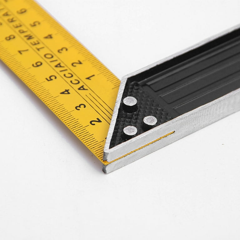 Steel L-Square Angle Ruler 90 Degree Ruler For Woodworking Carpenter Tool 