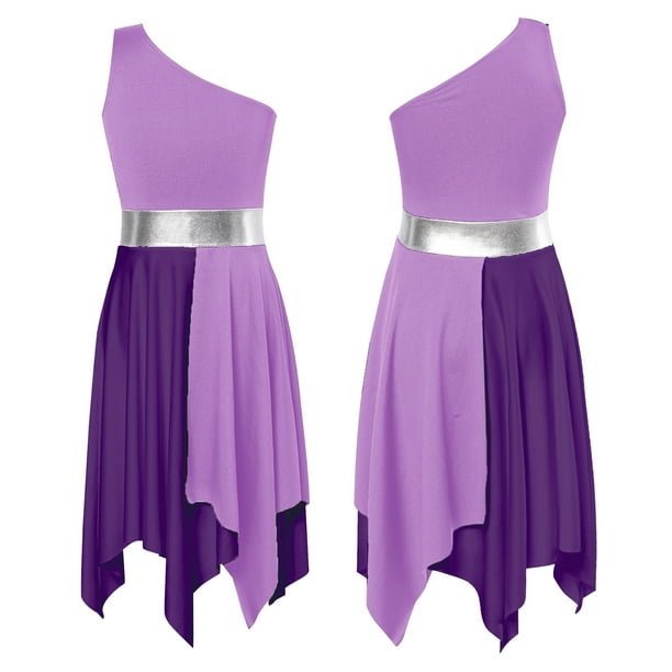 inhzoy Girls Liturgical Praise Dance Dress Loose Fit Worship Costume