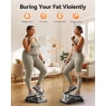 thumbnail image 2 of Niceday Steppers for Exercise, Stair Stepper with Resistance Bands, Mini Stepper with 300LBS Loading Capacity, Hydraulic Fitness Stepper with LCD Monitor, 2 of 10