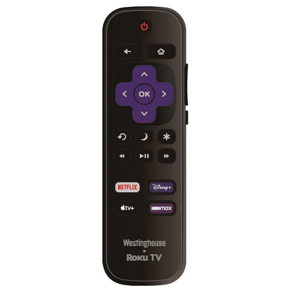 OEM Replacement Remote Control Compatible with All Westinghouse Roku TV Smart TVs 【Only Works with Westinghouse Roku TV, Not for Roku Stick and Roku Box】 (Netflix/Disney Plus/Apple TV / HBO Max)