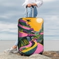 thumbnail image 7 of Naloa Retro Futuristic Landscape Elastic Suitcase Protector, Travel Suitcase Protector Cover Fits 18-32in Suitcase(No luggage included)-Large, 7 of 7