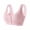 Pink, variant on QASIEATN Fashion Front Closure Underwear for Middle and Older Women Skin-friendly Wireless Daisy Everyday Bras Women's Bralettes