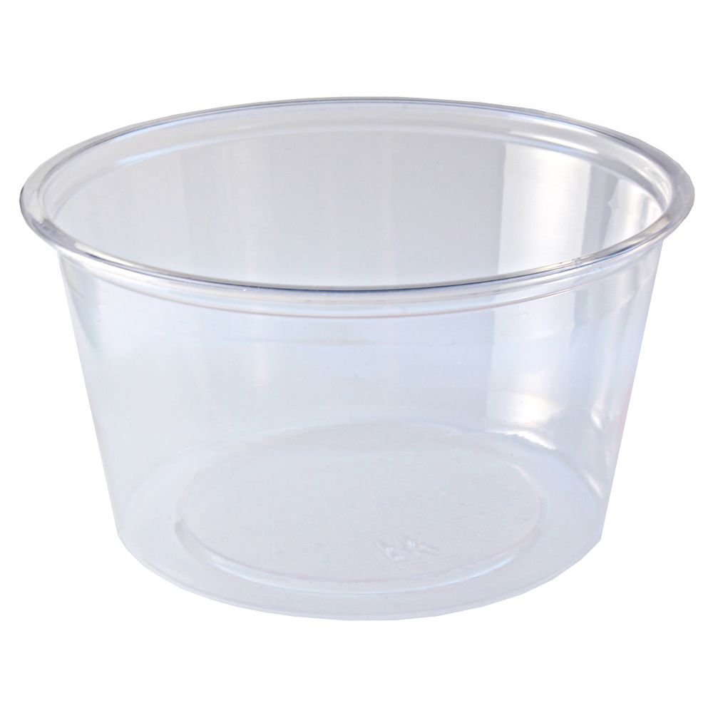 Greenware 4 oz. Compostable Clear Portion Cup / 2,000ct. case