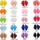 thumbnail image 3 of 40 lazos para el pelo de grogrén de 8,9 cm para niñas pequeñas, lazos elásticos para el pelo, coleteros, bandas para el pelo en pares para niñas, niños pequeños, adolescentes., 3 of 5