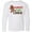 AA-White, variant on Inktastic Cutest Little Cookie Cute Christmas Gingerbread Man Long Sleeve Youth T-Shirt