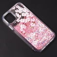 thumbnail image 4 of Liquid Glitter Case for iPhone 14 Pro and Belt Holster Pouch (Cherry Blossom/Camo), 4 of 9