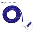 thumbnail image 2 of 4mm x 1.2m Rhinestone Rope Crystal Rope for DIY Sneakers Sweatpants Decoration Navy Blue with Aglets, 2 of 5