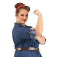thumbnail image 3 of Women's Plus Size WWII Icon Costume, 3 of 10