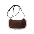 thumbnail image 1 of Bolso Hobo Bandolera Mujer Gamuza Con Correa Ajustable para Viajes, 1 of 9