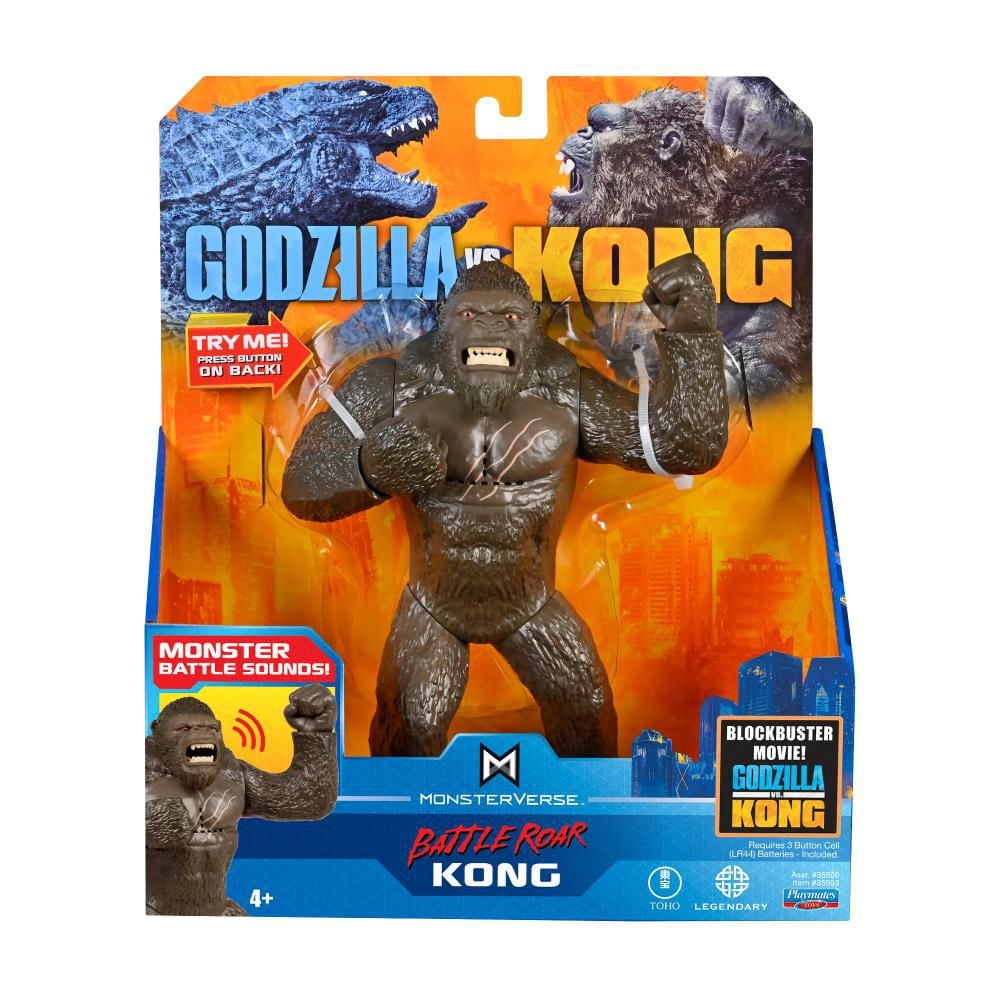 Godzilla vs Kong Battle Roar - Figurine Kong 7" pouces