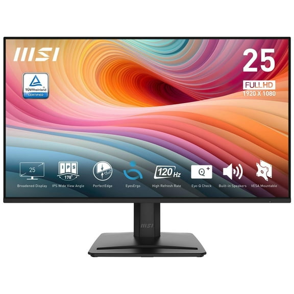 MSI Pro MP251 E2 25" Class Full HD LCD Monitor 16:9 Black PROMP251E2