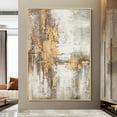 thumbnail image 5 of Abstract Impressions Textured Line Hand Painted Oil Painting Modern Abstract POP Geometry Wall Art Picture Vertical Living Room Porch Entrance Decor, 5 of 7